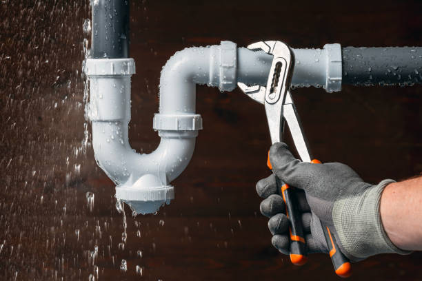Professional Emergency Plumber technician working in Keisterville, PA